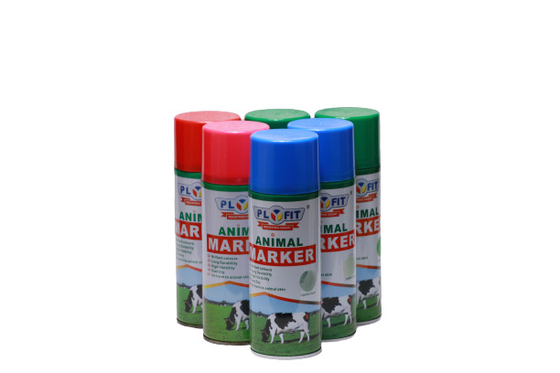 La pintura de marcado animal de los colores rocía el espray del marcador del ganado 500ml para alimentar