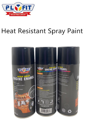 Pintura de pulverización de alta temperatura de secado rápido Pintura aerosolar de alta temperatura para automóviles / estufas