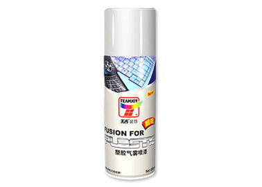 La pintura de espray de acrílico blanca de la fusión del aerosol 400ml de capa líquido rápidamente se seca para el plástico del ABS
