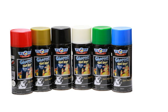 Capa seca rápida de Art Colorful Spray Paint Liquid de la pintada 400ml