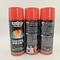 450 ml de pintura en aerosol de acrílico rojo se seca rápidamente para pintura de electrodomésticos / barcos / automóviles