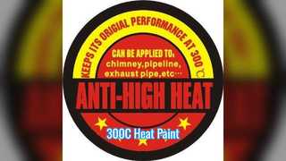 Exterior interior de pintura en aerosol de alto calor 300C