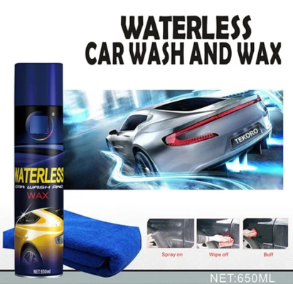 650ml Lavado y cera de autos sin agua respetuosos con el medio ambiente Producto para el cuidado del auto