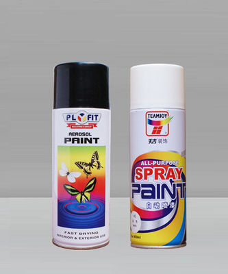 Pintura de espray de acrílico seca rápida de aerosol 450ML para la decoración exterior interior