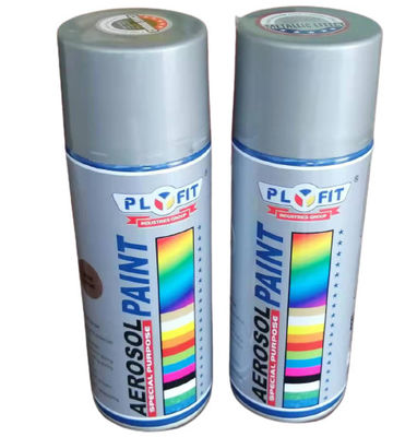 Solvente metálico de plata de la pintura de espray 400ML del pegamento del aerosol basado