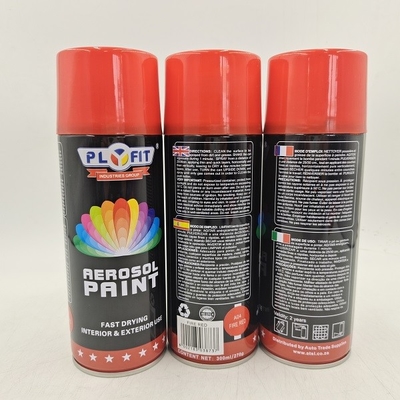 El aerosol de acrílico automotriz de Plyfit rocía los colores de la pintura 400ml 100 para la selección