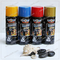 Rasguño de secado rápido negro de alta temperatura de la pintura de espray de aerosol resistente