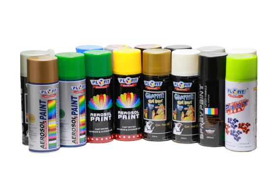 El espray de acrílico de PLYFIT pinta rápidamente el aerosol de sequía puede rociar la pintura 400ml