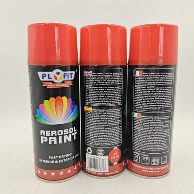 Pintura de espray de acrílico de PLYFIT para el yeso de madera de papel del vidrio del metal de cerámica