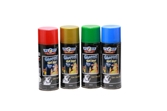 Poder de capa líquida PLYFIT de la hojalata de Art Mural Spray Paint 400ml de la calle de la pintada