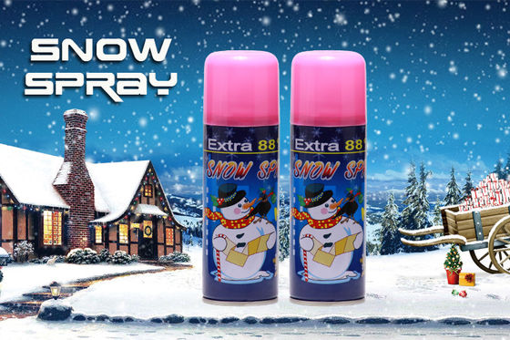 Espray artificial de la espuma del partido del carnaval del espray blanco de la nieve del festival de la Navidad del cumpleaños