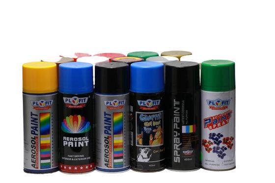 Pintura de espray de acrílico de aerosol de la pintada de Plyfit 400ml metálica para los muebles del coche