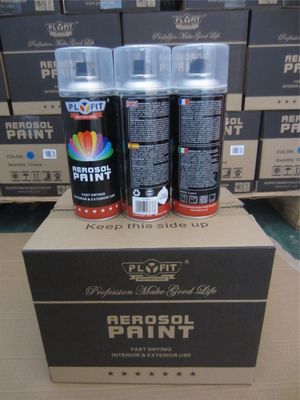 Prenda impermeable de acrílico de sequía rápida de la pintura de espray de aerosol secado superficial de 5 minutos