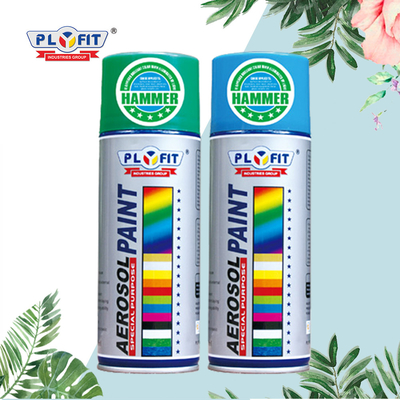 pintura de espray de acrílico de aerosol 400ml para el martillo de plástico del palo fierro