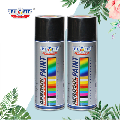 Calor de acrílico de madera 450ML color plata de la pintura de espray de aerosol de metales del OEM alto