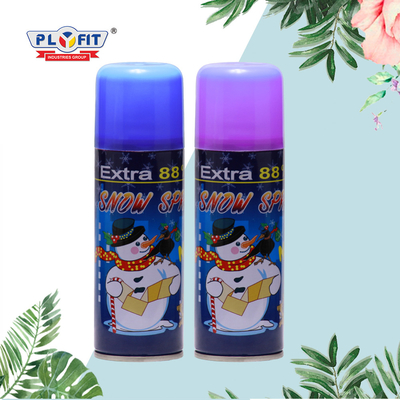 La nieve blanca de la espuma del carnaval del partido rocía la poder coloreada artificial 250ml de la hojalata