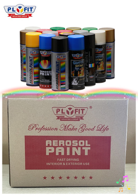 líquido de la pintura de 400ml Matt White Acrylic Aerosol Spray para Suráfrica