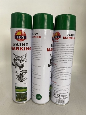 La línea mariposa del OEM 650ml de la pintura de espray de aerosol de la pintura del marcador equipa con inyector para el espray de la mano