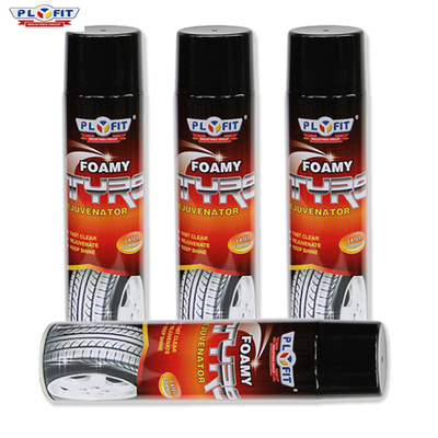 650 ml de neumático de automóvil Polish Spray Protección de espuma de neumáticos