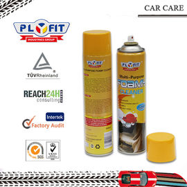Productos de detalle interiores del coche de Plyfit, espray multi del limpiador de la espuma del limón del perfume del propósito 650ML no abrasivo
