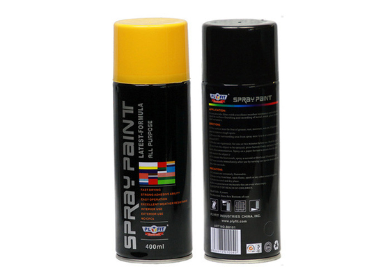 Pintura de pulverización acrílica de rendimiento fácil para metales de madera ABS 400 ml volumen tamaño personalizado OEM / ODM