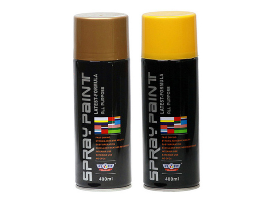 Alta atomización pintura acrílica en aerosol se seca rápidamente con excelente dureza adhesión brillo y flexibilidad