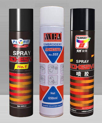 Pegamento impermeable adhesivo del silicón 650ml del espray de la materia textil