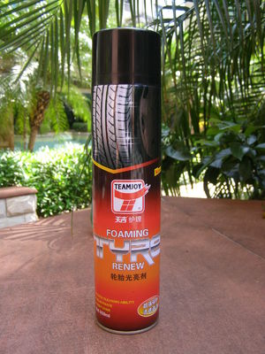 Spray de pulimento para neumáticos de coche ecológico de 650 ml para brillo y protección