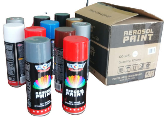 Pintura de espray de acrílico de neón de sequía rápida con la boca de la rotación de 360 grados