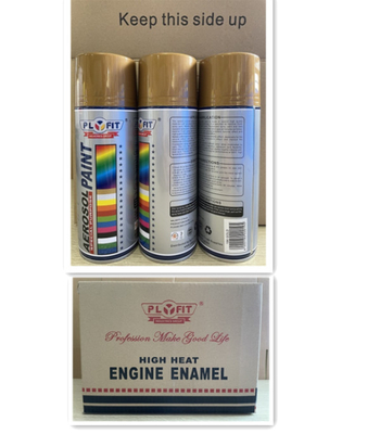 El ALCANCE metálico multi TUV de la pintura de espray de aerosol de los colores 400G aprobó