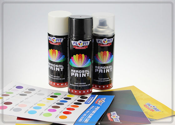 Pintura negra de sequía rápida del aerosol del acrílico de la pintura de la bici 400ml del coche