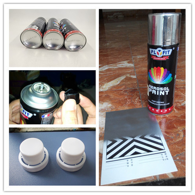 Calor impermeable de acrílico de aluminio negro Resisitant de la pintura de espray