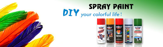 Pintura de espray fluorescente de capa de la pintada de la pintura de la pared plástica del color del aerosol 400ml