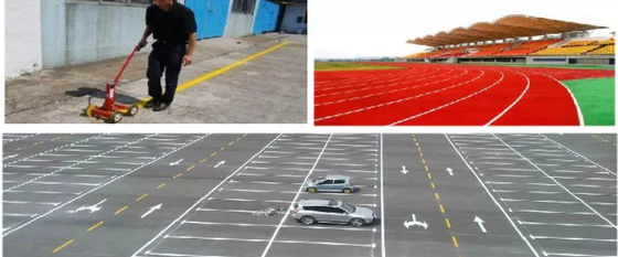 Línea OEM de sequía rápido de PLYFIT del color amarillo de la pintura de espray de la marca