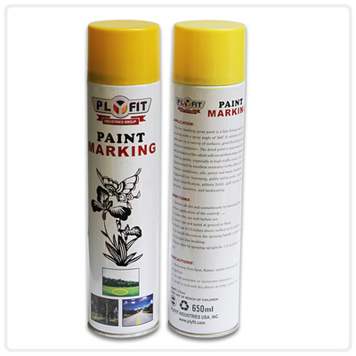 Línea de acrílico pintura del espray de los diversos colores del marcador para el estacionamiento/los campos de deportes