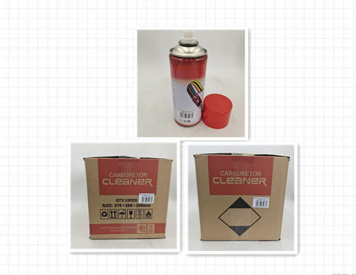 Líquido transparente del aerosol del limpiador de la obstrucción del carburador del TUV 450ml