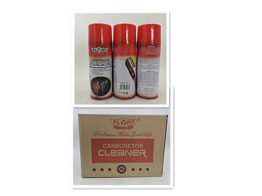 El limpiador de la obstrucción del carburador del aerosol de Plyfit rocía 450ml quita la suciedad grasienta