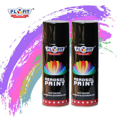 El oro negro blanco Chrome rocía el espray de acrílico de aerosol de la pintura 400ml pinta el ODM del OEM